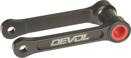 Devol suspension lowering link 60-6809, metal component for vehicle suspension system, shown in the image.