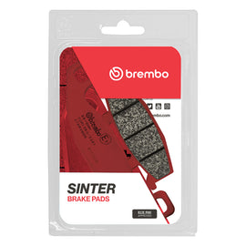 Brembo Prime Sa brake pads sintered 177-0146 for high-performance braking, shown in a close-up image with metallic surface and branding.