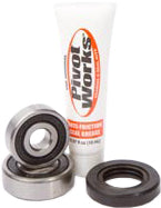 Pivot Works front wheel bearing kit 52-0444 for drive systems, featuring high-quality bearings and components for motorcycle maintenance.