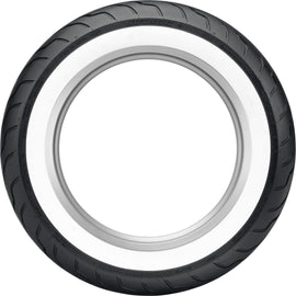 Dunlop American Elite Rear MT90B16 74H bias tire for on-road motorcycles, showing tread pattern and sidewall details.