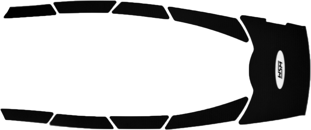 WSM Performance Parts off-road traction mat in black with textured surface and branding, designed for vehicle recovery and traction.