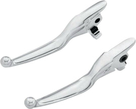 HardDrive Chrome lever set for Harley Davidson models 2017-2020, smooth finish, includes levers excluding tri glide 820-54342