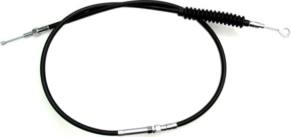 Motion Pro black vinyl clutch cable for hydraulic control lines, model 70-6137, with detailed fittings and durable construction.