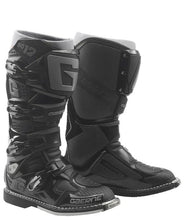 Load image into Gallery viewer, Black Gaerne SG12 Enduro Boot with sturdy design, ankle protection, and rugged outsole suitable for off-road riding.