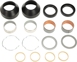 HardDrive suspension fork rebuild kit for 41mm forks, includes parts for easy maintenance and repair.