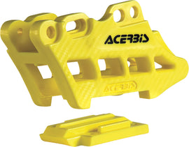 Acerbis Chain Guide Block 2.0 Drive in yellow, designed for motorcycle chain protection and alignment.