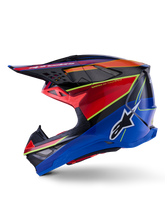 Load image into Gallery viewer, Supertech S M10 Era Helmet Blu/Rd/Ylw Fluo Glossy Xl