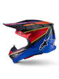 Supertech S M10 Era Helmet Blu/Rd/Ylw Fluo Glossy Xl