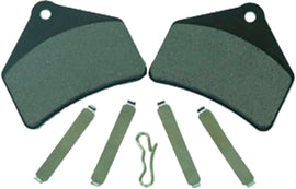 SP1 brake pads for car air conditioning system, showing the branded brake components with detailed metal and pad surfaces