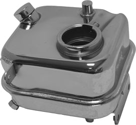 HardDrive Chrome Oil Tank body for FX 65-82 and FX 71-82 motorcycles, featuring a sleek chrome finish.