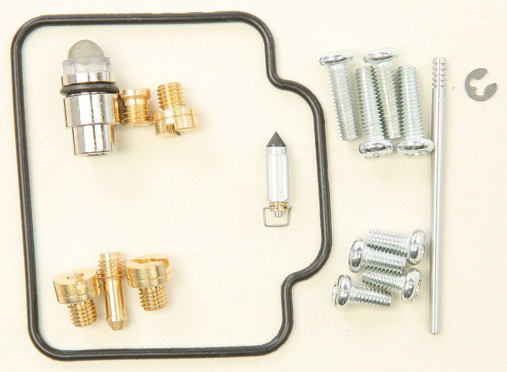 All Balls Carburetor Repair Kit 226-1024 for intake and fuel system, includes gaskets and seals for motorcycle carbs.