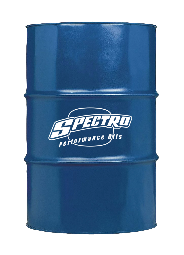 Spectro Shop Oil OEM Blend 10W-40 in a 55-gallon drum, automotive engine oil chemical by Spectro.