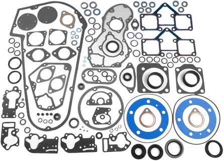 James Gasket motor shovel gasket kit 17029-70 and 681-4741, showing various gaskets and seals for engine repair.