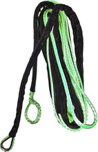Load image into Gallery viewer, Open Trail synthetic winch rope in green, 3/16 inch diameter, 50 feet long, designed for off-road vehicle recovery.