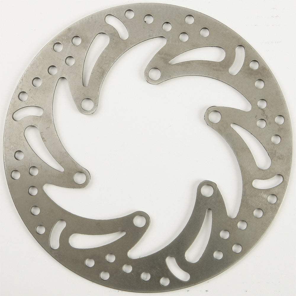 EBC Motorcycle Brakes standard rotor 15-6186 with vented design and metallic finish, showcasing the brake rotor's surface and mounting holes.