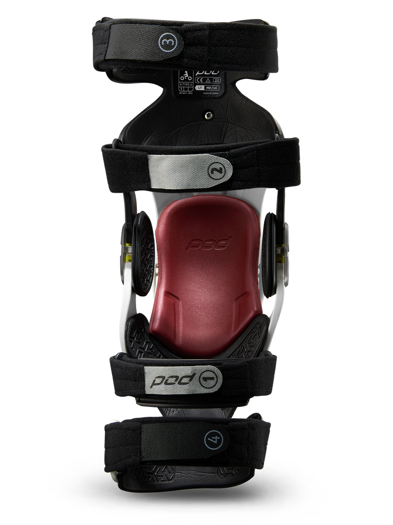 K4 3.0 Yth Knee Brace Lt Stealth Grey Left Yth