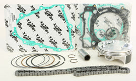 Vertex top end kit for Yamaha 174-23551A with piston components, includes piston and parts for 13.0:1 compression ratio.
