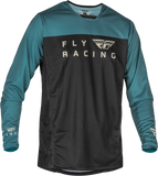 Fly Racing Radium Jersey Black/Evergreen/Sand Md 376-051M