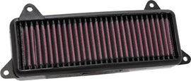 K&N Air Filter 731010, a high-performance reusable air filter with a pleated design and branding visible.