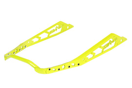 Pro Armor Nxt Lvl rear bumper in Lime Twist Pol Matryx with rugged design, shown on a vehicle for off-road protection.