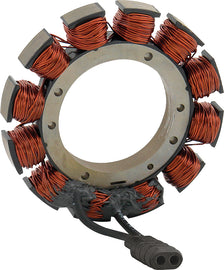 ACCEL 32 Amp Stator Assy for Big Twin Evo Ex Efi motorcycle, electrical component with metal coil and wiring connections.