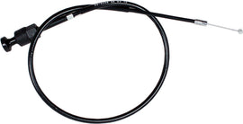 Motion Pro black vinyl choke cable 70-2358 for motorcycle throttle and control lines, featuring durable construction and flexible design.
