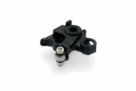 Black PUIG clutch lever adapter for BMW motorcycles, model 561-08618BK, designed for easy installation and improved control.