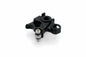 Black PUIG clutch lever adapter for BMW motorcycles, model 561-08618BK, designed for easy installation and improved control.