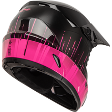 Charger l'image dans la galerie, Youth Mx 46y Frequency Offroad Helmet Black/Pink Yl