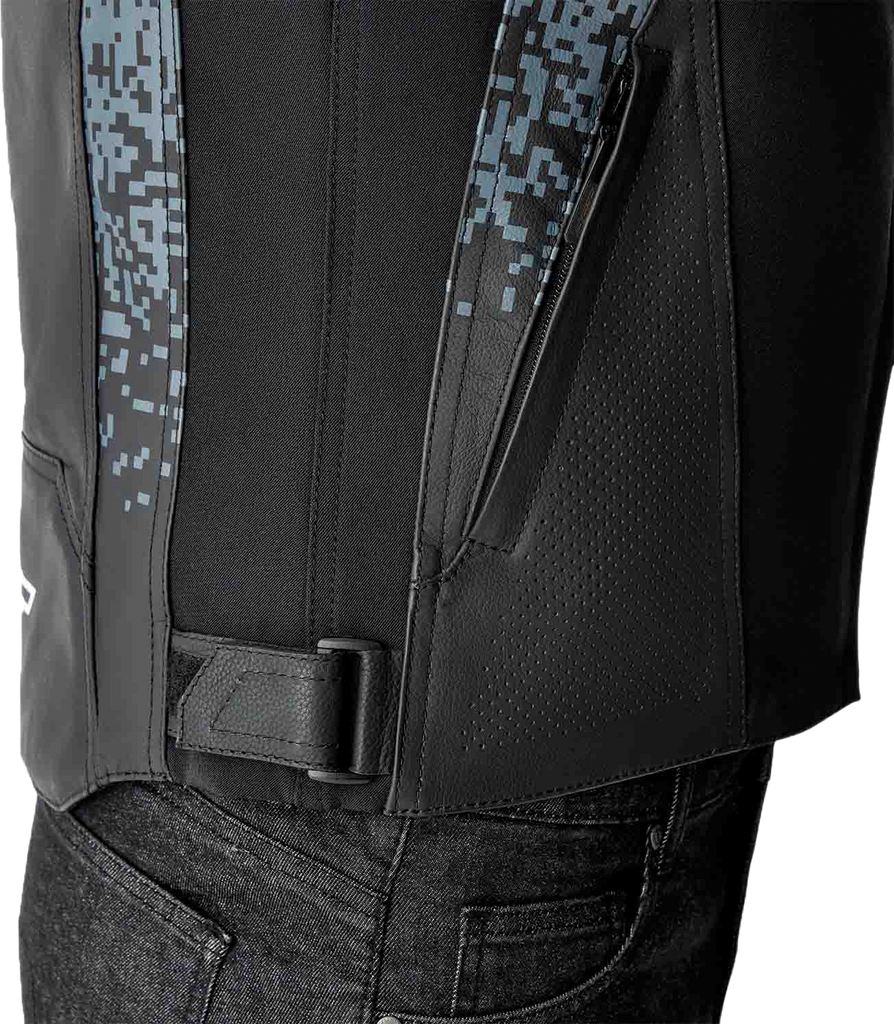 Ps Supersport K D3o Jacket Grey/Black Leather 2x