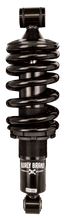 Load image into Gallery viewer, Burly Brand 12.2-inch Slammer Shock for M8 Softail motorcycle suspension, featuring durable construction and coil spring design.