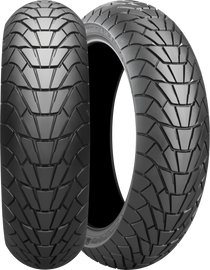 Bridgestone Battlax Advcross Ax41s motorcycle tire, 160/60R17 radial tubeless rear tire with 69H load and speed rating.