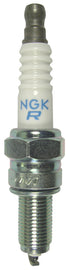 NGK Spark Plug #5958/10 2-CPR6EB-9 showing the metal electrode and ceramic insulator