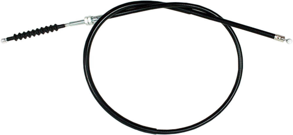 Motion Pro Black Vinyl Clutch Cable 70-2200 for motorcycle, showing the durable black vinyl outer cover and cable ends.