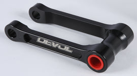 Devol Suspension Lowering Link 60-6825 showing a metal suspension component with mounting points and hardware.