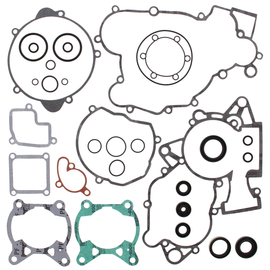 Vertex Complete Gasket Set with Oil Seals, includes engine gaskets and seals for automotive repair, high-quality Vertex brand.