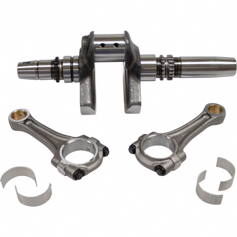 Hot Rods Crankshaft and Rods Kit for engine, featuring metal components and precise machining, labeled Can 421-HR0222.