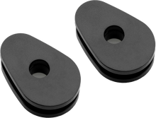 Load image into Gallery viewer, RIZOMA black turn signal mounting kit with two sturdy brackets for motorcycle or bike turn signals, model 58-FR227B.