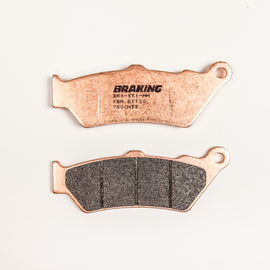 Braking brand sintered sport brake pad set for enhanced stopping power, designed for high-performance braking systems.