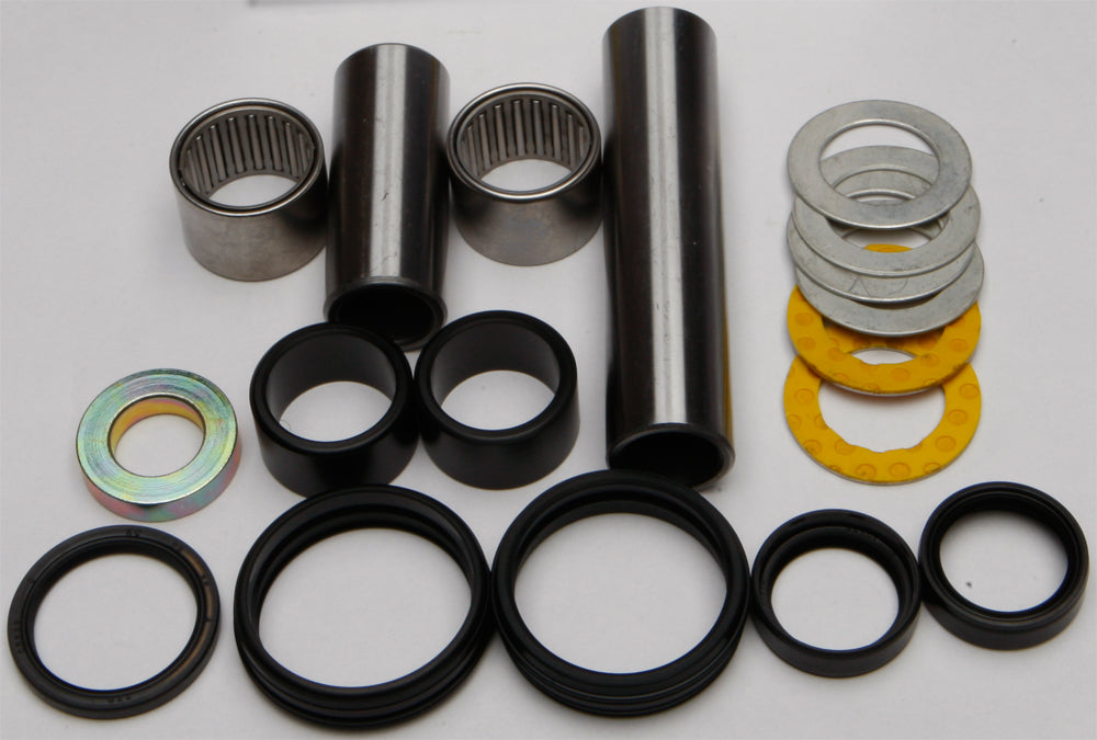 All Balls Swingarm Bearing Kit 22-81097 for motorcycle suspension, showing bearing components and hardware in the image.