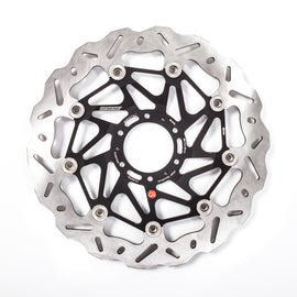 Braking Sk2 directional left rotor for brakes, 32-6105L, showing the metal disc with vented design and mounting holes.