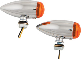 HardDrive LED bullet marker light with chrome finish and amber lens, model 820-0370A, designed for vehicle lighting.