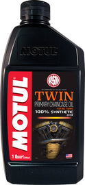 Motul Twin 100% Synthetic Motor Oil in 1-quart bottle, shown with multiple bottles in a case, for automotive use.
