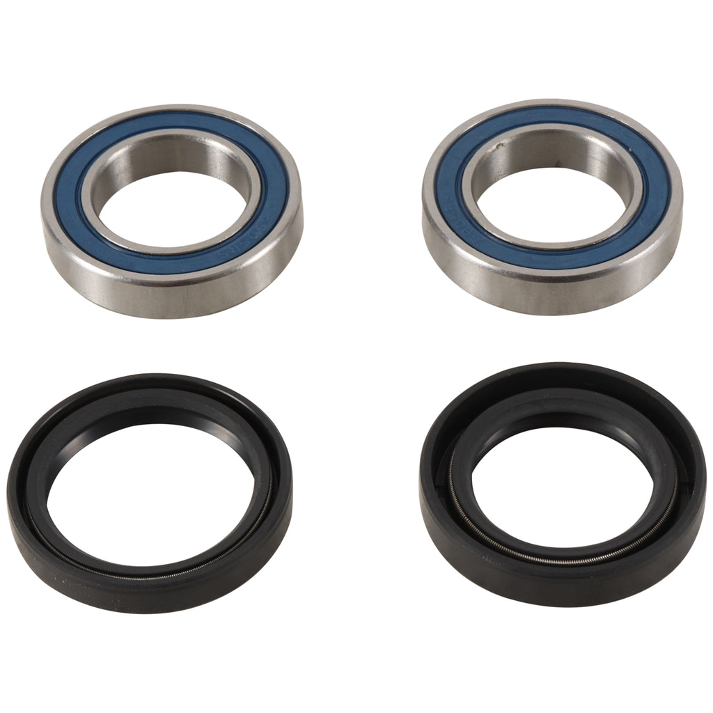 Pivot Works front wheel bearing 52-0597 with metal housing and seals, designed for motorcycle wheel assembly.