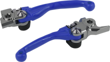 Load image into Gallery viewer, Polisport Plastics pivot lever set for Yamaha motorcycles, featuring durable metal levers with black plastic components.