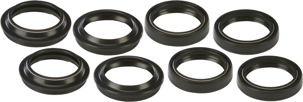 All Balls suspension fork and dust seal wiper kit 22-56169 with black rubber seals and metal components for motorcycle forks.