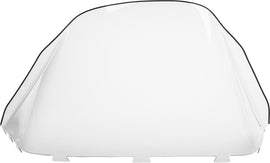 SNO Stuff Windshield Clear S-D 40-1464 for snowmobile, transparent windscreen with mounting edges, designed for snowmobile protection