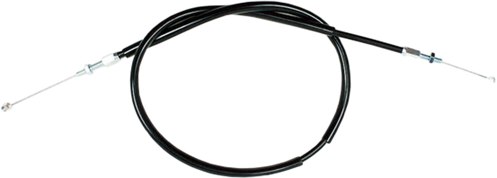 Motion Pro black vinyl throttle push cable 70-2279 for motorcycle control lines, showing the cable and connector ends.