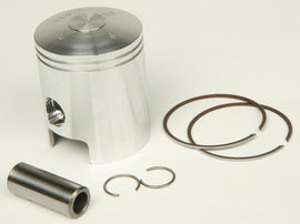 Wiseco 41.50/+0.50 piston kit for Kawasaki and Suzuki engines, includes pistons and components in the image.