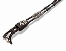 Load image into Gallery viewer, Motion Pro Rev 2/3 black vinyl throttle push-pull cable set for motorcycle control lines, featuring durable cable and fittings.